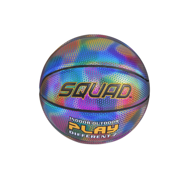 High Quality Reflective Basketball High Visibility Ball For Night Games
