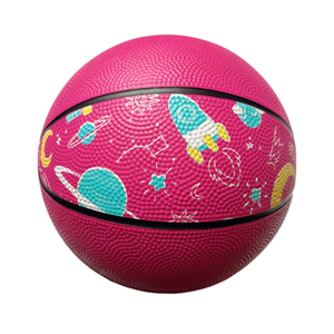 Secured Trading Service Factory Customized Size 1-6 Rubber Basketball